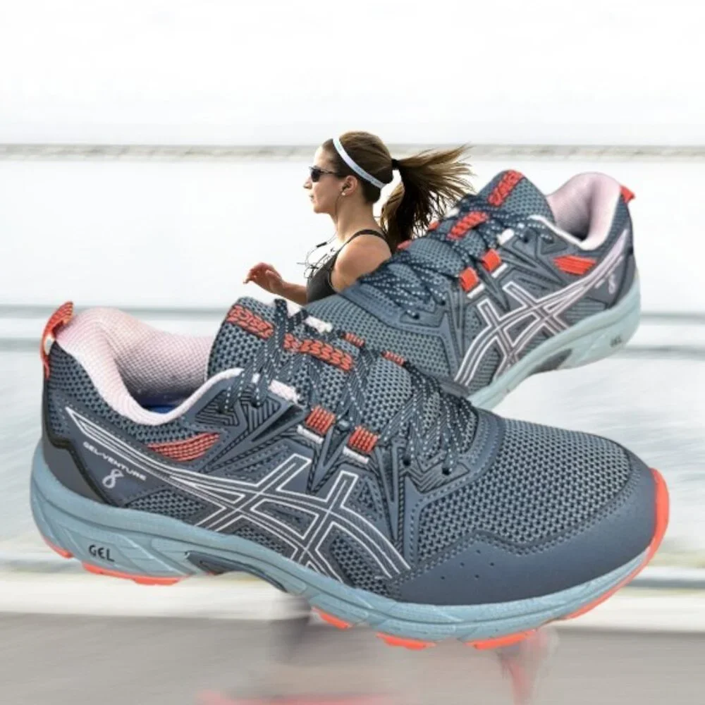 Asics Gel-Venture 8’s Women’s Trail Running Athletic #1012A708 Shoes Sneakers 9